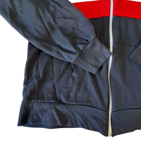 Vtg 70 80s Sun Spots TRACK Jacket Full Zip Training Athletic Adult Sz. Large - Picture 5 of 8